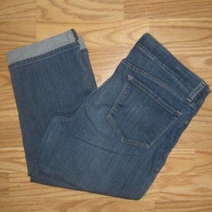 NYDJ Dark Blue Denim Crop Pants